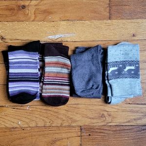 Set of 4 Knee High Socks